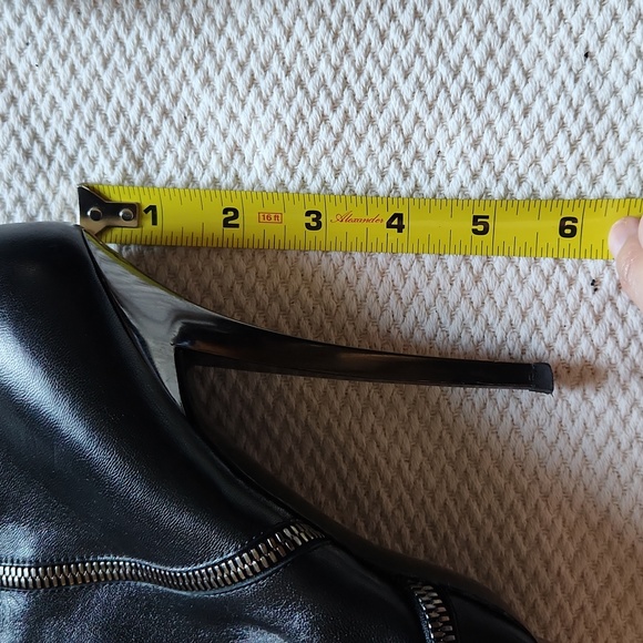 Gucci black zipper platform booties 39 - Picture 4 of 7